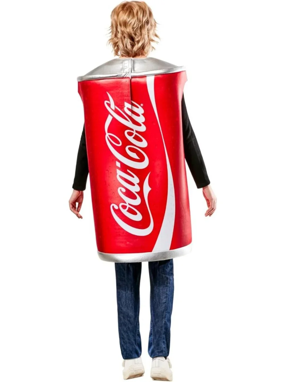Unisex Can of Coke Costume for Adults - Fun Retro Drink Outfit, One Size
